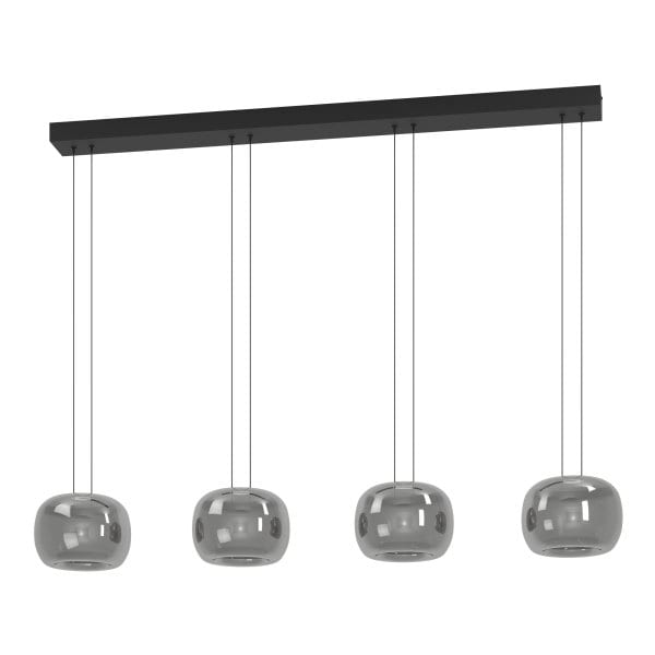 EGLO - LED-HL/4 SCHWARZ/SW-TRANSP.'HORTUNAS'