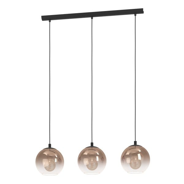 EGLO - HL/3 E27 LÄNGL.SW/KUPFER-TRANS.'ARISCANI
