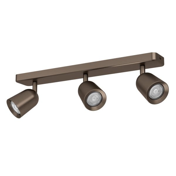 EGLO - LED-BALKEN/3 GU10 BRONZE 'CAMALDOLI'