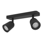 EGLO - LED-BALKEN/2 GU10 SCHWARZ 'CAMALDOLI'
