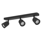 EGLO - LED-BALKEN/3 GU10 SCHWARZ 'CAMALDOLI'