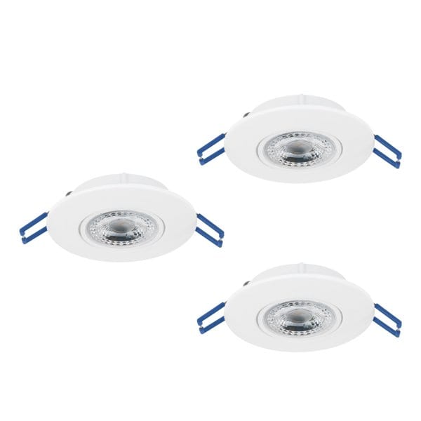 EGLO - SET 3XLED-CCT-EINBAUSPOT Ø90 WEISS