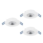 EGLO - SET 3XLED-CCT-EINBAUSPOT Ø90 WEISS