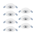 EGLO - SET 7XLED-CCT-EINBAUSPOT Ø90 WEISS