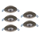 EGLO - SET 5XLED-CCT-EINBAUSPOT Ø90 NICKEL-M.