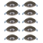 EGLO - SET 10XLED-CCT-EINBAUSPOT Ø90 NICKEL-M.