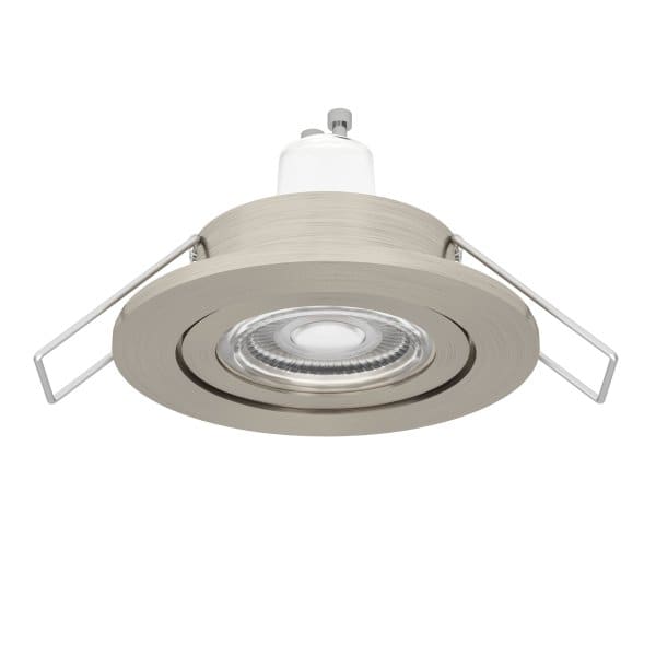 EGLO - EINBAUSPOT GU10 Ø84 NICKEL IP44'BARRANCO