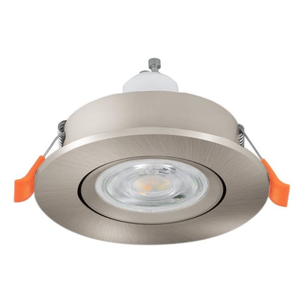 EGLO - EINBAUSPOT GU10 Ø84 NICKEL IP44'BARRANCO