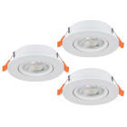 EGLO - 3XLED-CCT-EINBAUSP.Ø90 WS 'BARRANCO'