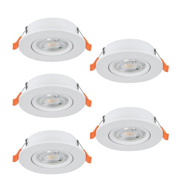 EGLO - 5XLED-CCT-EINBAUSP.Ø90 WS 'BARRANCO'