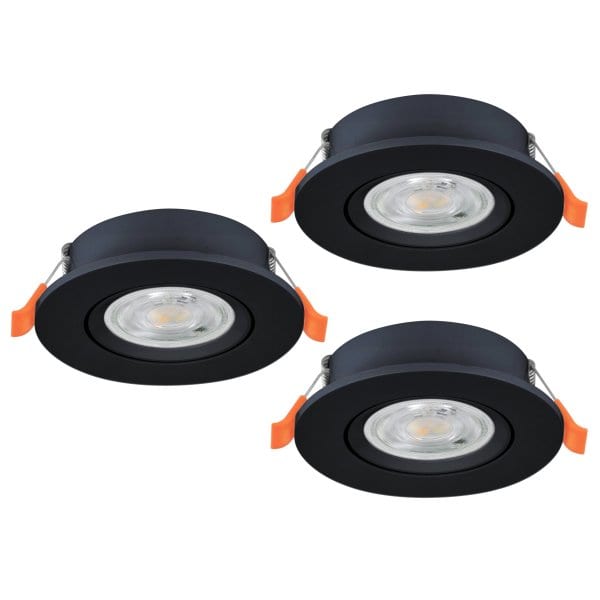 EGLO - 3XLED-CCT-EINBAUSP.Ø90 SW 'BARRANCO'