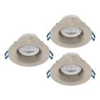 EGLO - 3XLED-CCT-EINBAUSPOT Ø88 NICKEL'SALABATE