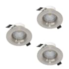EGLO - 3XLED-EINBAUSP.Ø88 NICKEL 2700K'SALICETO