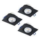 EGLO - 3XLED-EINBAUSPOT 88X88 SW 2700K'SALICETO