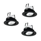 EGLO - 3XLED-RGB/CCT-EINBAUSP.Ø88 SW'SALICETO-Z