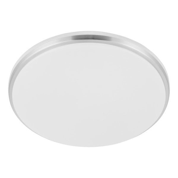 EGLO - LED WL/DL 18W IP54 340MM CCT  (3000/4000/6000K) STAHL KUNSTSTOFF UV-BESTÄNDIG SATIN-NICKEL 'MARGIDORE'