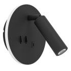 EGLO - LED-WL/1 SCHWARZ/TRANSPARENT 'FANZAROTTA 1'