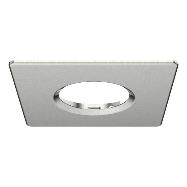 EGLO - SQUARE FIXED BEZEL BRUSHED STEEL