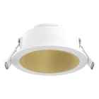 EGLO - DEEP BAFFLE ROUND WHITE/GOLD