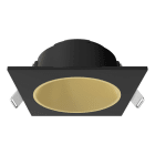 EGLO - DEEP BAFFLE SQUARE/ROUND BLACK/GOLD