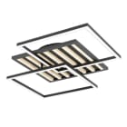 EGLO - DL LED SCHWARZ/HOLZ L530 'CEMBRANO'