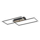 EGLO - DL LED SCHWARZ/HOLZ L760 'CEMBRANO'