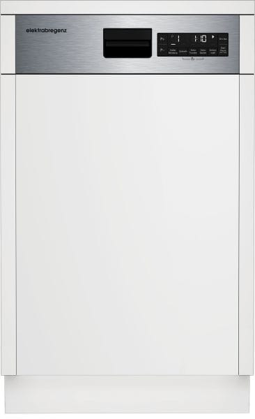 ELEKTRA BREGENZ - Einbaugeschirrspüler Integrierbar, 45cm, EEK:C, 10 MG, 47 dBA, 10.5L Wasserverbr