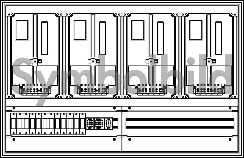 ELSTA - ZV-W-4Z-D-1GF unten (leer)