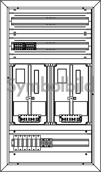 ELSTA - ZVR-W-2Z-B-2GF oben-1GF unten (VZ) PR (leer)