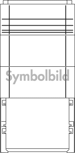 ELSTA - Eingrabsockel Sockel S4S X0 1200/320 AS/ST/SC RAL 7035 (S4HS)