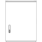 ELSTA - Polyesterschrank KVS F5 1080/320 - leer