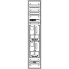 ELSTA - ZV-W-2Z-A-3GF oben 1 VZ(GF) unten (leer)