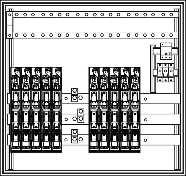 ELSTA - HSK Cu 10x160L ÜA(3)B/C 900/850 Wiener Netze