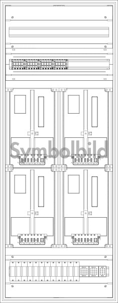 ELSTA - Unterputz / Aufputz Zählerverteiler Innenraum Wiener Netze