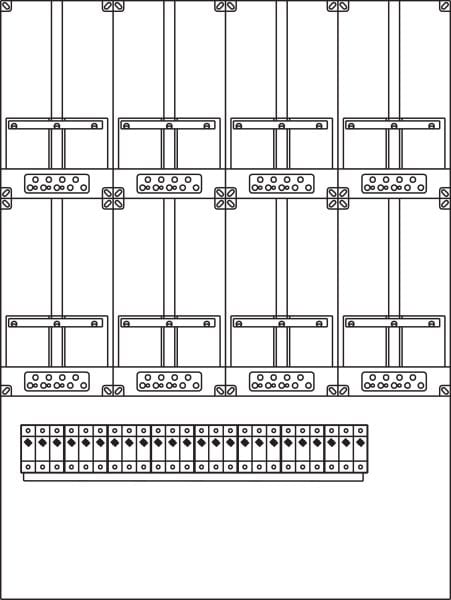 ELSTA - ZGS-8Z-D-VuSN25-8ZS10 (4+4) Wiener Netze