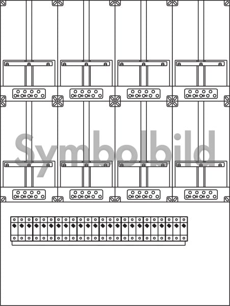 ELSTA - ZGS-8Z-D-VuSN25-8ZS10-HK35 (4+4) Wiener Netze