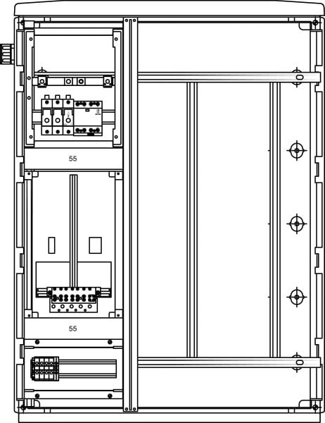 ELSTA - FHZSG 1/1SN25 ÜA(3+1)B/C RK - (Gas rechts) Wiener Netze