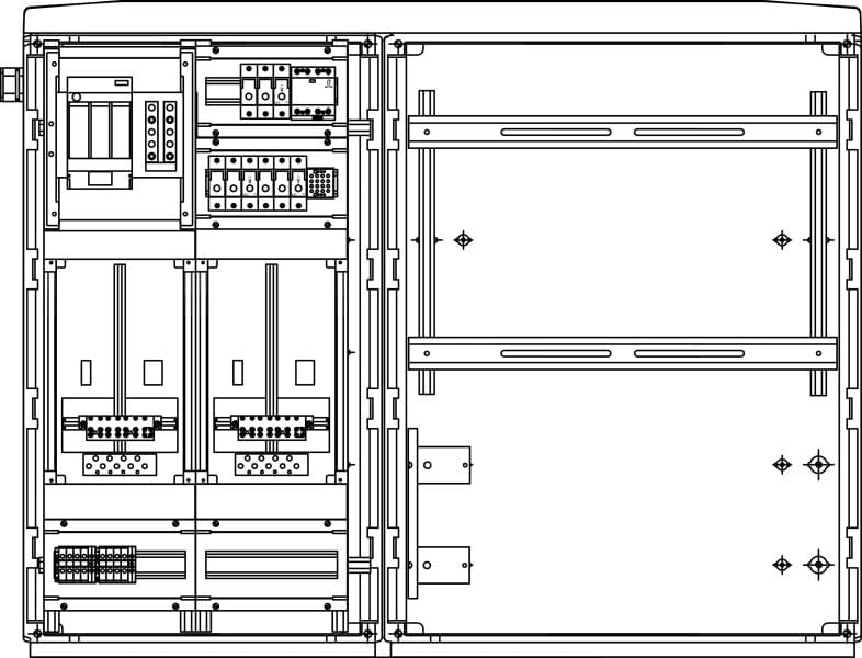 ELSTA - FHZS 2/160T-2SN25 ÜA(3+1)B/C RK + FZ F G2 - Gas (rechts) Wiener Netze