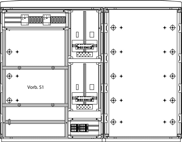 ELSTA - KHZSG 2/S2 ÜA(3)B/C RK - (Gas rechts) Wiener Netze