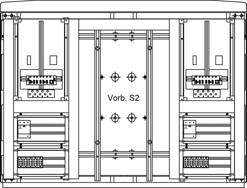 ELSTA - KHZS 2/S2 ÜA(3)B/C RK (Zähler li/re) Wiener Netze