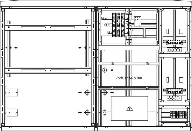 ELSTA - KHZS 2/Tr.AK-2SRN25 ÜA(3)B/C RK + FZ F G2 - Gas (links) Wiener Netze
