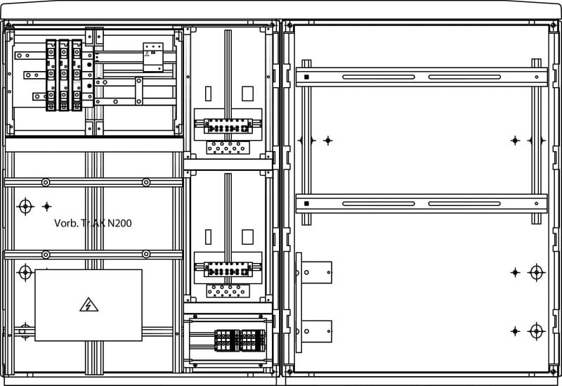 ELSTA - KHZS 2/Tr.AK-2SRN25 ÜA(3)B/C RK + FZ F G2 - Gas (rechts) Wiener Netze