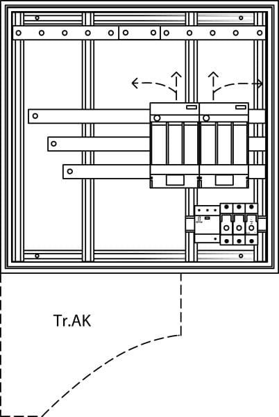 ELSTA - HSK Cu 2x160T (TrLB, AO) ÜA(3)B/C 600/590 Wiener Netze