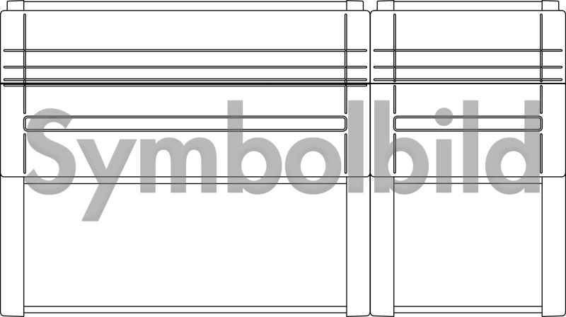 ELSTA - Eingrabsockel Sockelkombi S6X2-S4X0 950/470