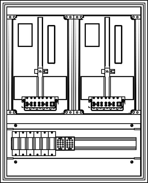 ELSTA - ZV-W-2Z-B-1 VZ(GF) unten (2SN25+ZS10ZK)