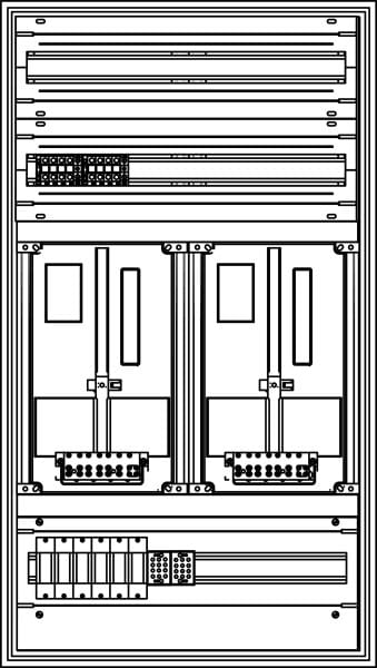 ELSTA - ZV-W-2Z-B-2GF oben-1 VZ(GF) unten (2SN25+ZS10ZK+RK)