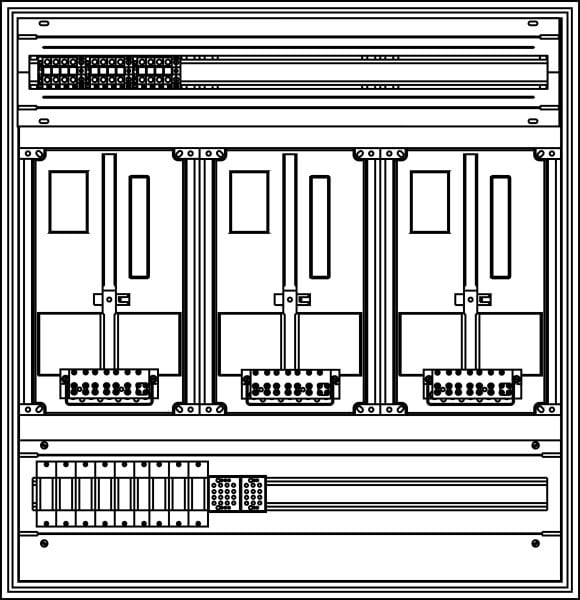 ELSTA - ZV-W-3Z-C-1GF oben-1GF unten (3SN25+3ZS10ZK+RK)