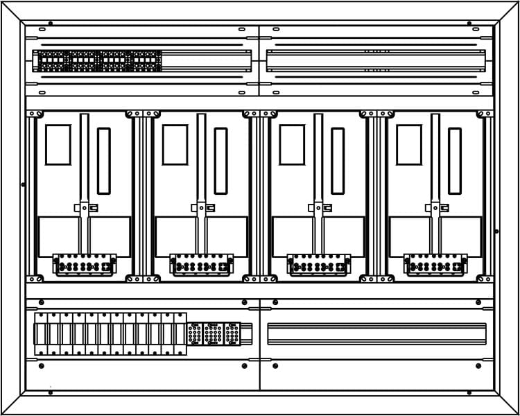 ELSTA - ZVR-W-4Z-D-1GF oben-1GF unten (4SN25+4ZS10ZK+RK) PR