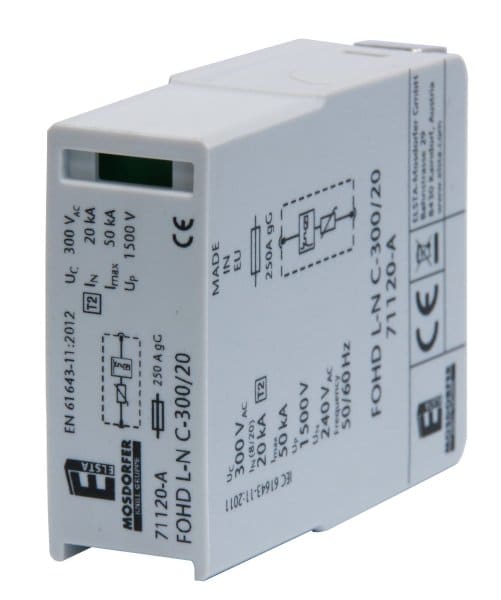 ELSTA - ÜBERSPANNUNGSABLEITER-STECKMODUL C/20KA/L/PE OTLD ELSTA