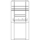 ELSTA - Eingrabsockel Sockel S3-M 950/180 RAL 7032 zus.gebaut